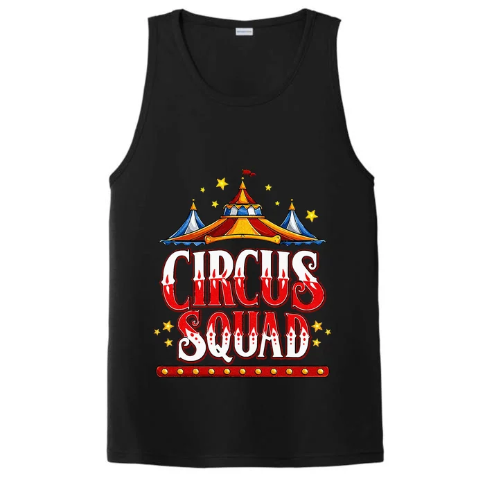 Circus Squad Event Carnival Staff Birthday Party Theme Show Performance Tank