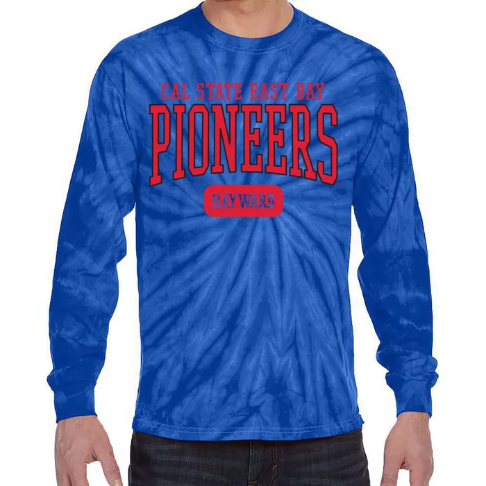 Cal State East Bay Csueb Pioneers Est Date Gift Tie-Dye Long Sleeve Shirt