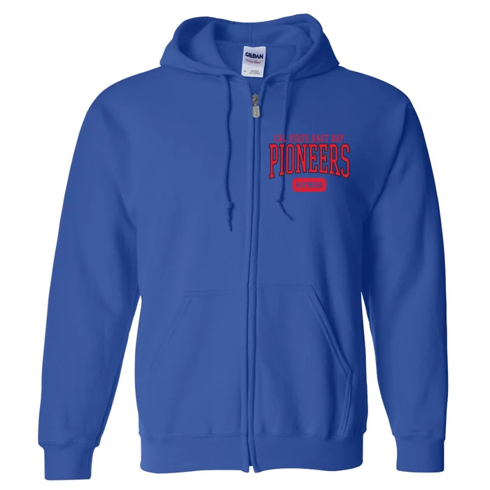 Cal State East Bay Csueb Pioneers Est Date Gift Full Zip Hoodie