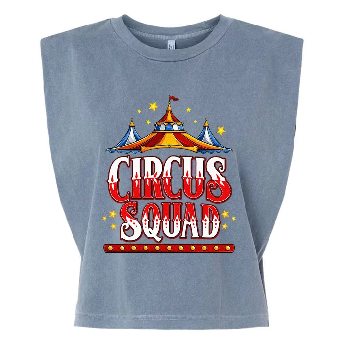 Circus Squad Event Carnival Staff Birthday Party Theme Show Garment-Dyed Women's Muscle Tee