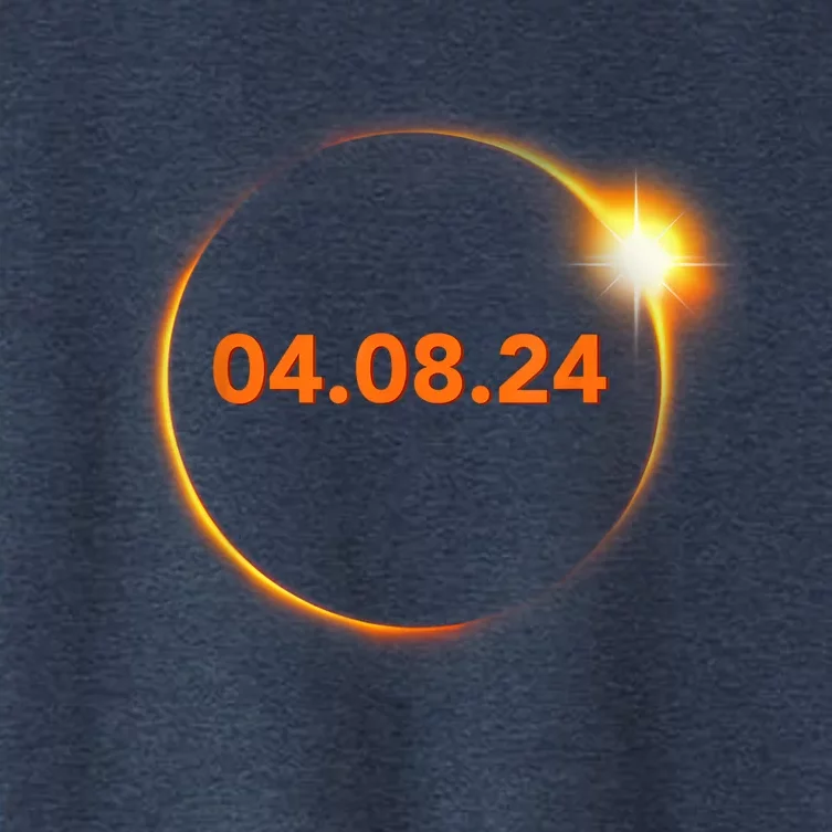 Cool Solar Eclipse 2024 Women's Crop Top Tee