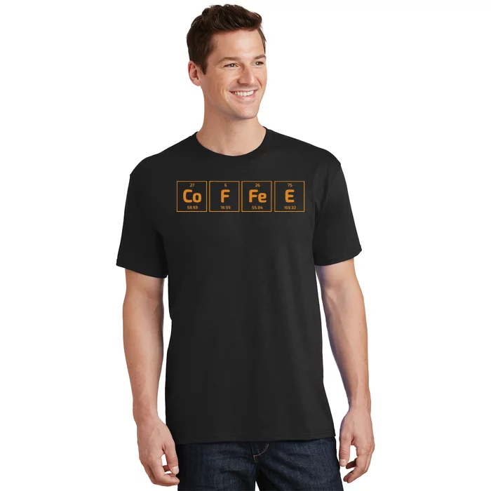 Coffee Science Element Periodic Table Of Coffee T-Shirt