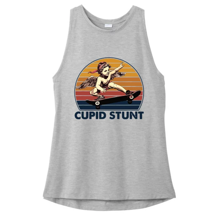 Cupid Stunt Embarrassing Ladies Tri-Blend Wicking Tank