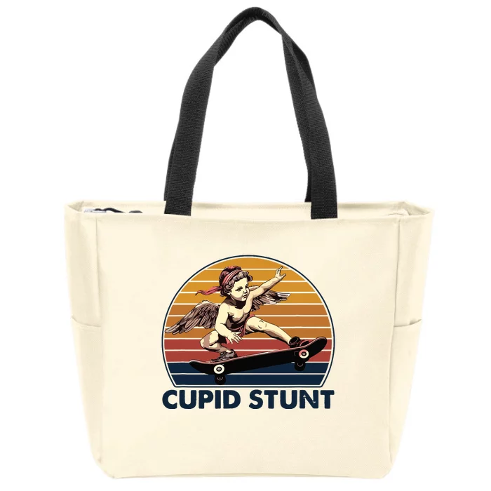 Cupid Stunt Embarrassing Zip Tote Bag