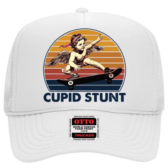 Cupid Stunt Embarrassing High Crown Mesh Trucker Hat