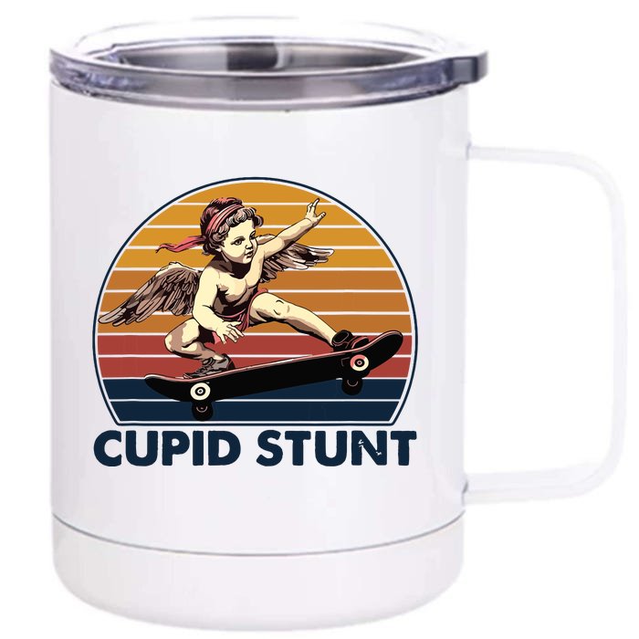 Cupid Stunt Embarrassing Front & Back 12oz Stainless Steel Tumbler Cup