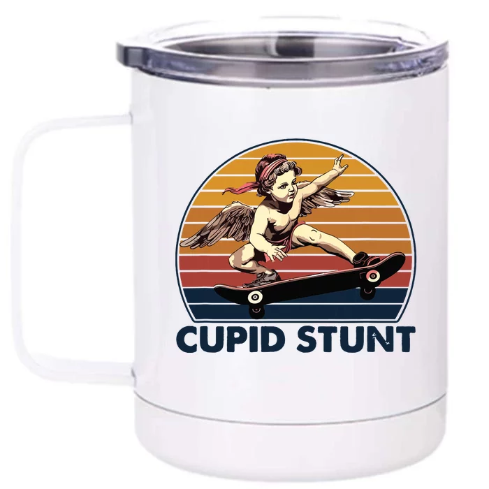 Cupid Stunt Embarrassing Front & Back 12oz Stainless Steel Tumbler Cup