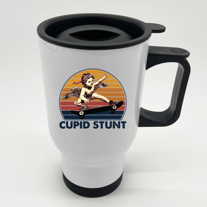 Cupid Stunt Embarrassing Front & Back Stainless Steel Travel Mug