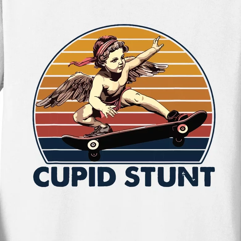 Cupid Stunt Embarrassing Kids Long Sleeve Shirt