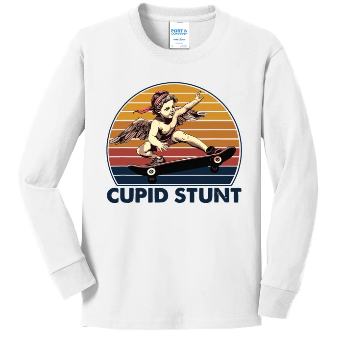 Cupid Stunt Embarrassing Kids Long Sleeve Shirt