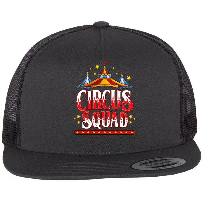 Circus Squad Event Carnival Staff Birthday Party Theme Show Flat Bill Trucker Hat