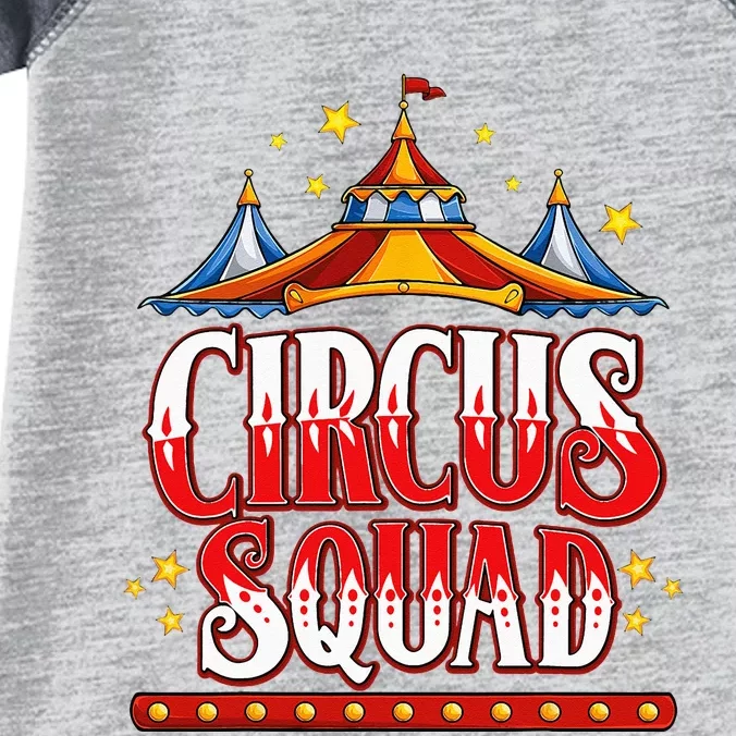 Circus Squad Event Carnival Staff Birthday Party Theme Show Infant Baby Jersey Bodysuit