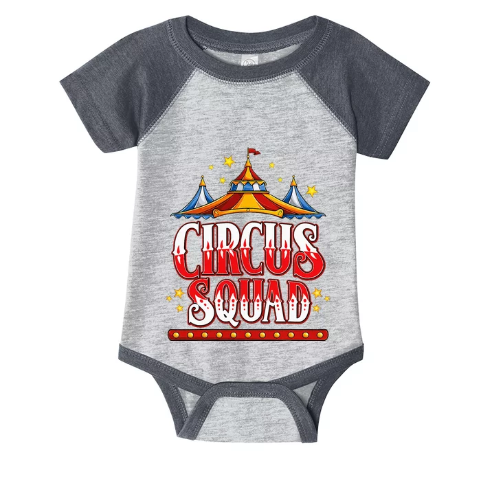 Circus Squad Event Carnival Staff Birthday Party Theme Show Infant Baby Jersey Bodysuit