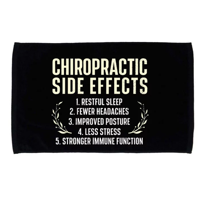 Chiropractic Side Effects Chiropractor Physical Therapist Microfiber Hand Towel