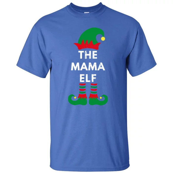 Christmas Santa Elves The Mama Elf Matching Family Gift Tall T-Shirt