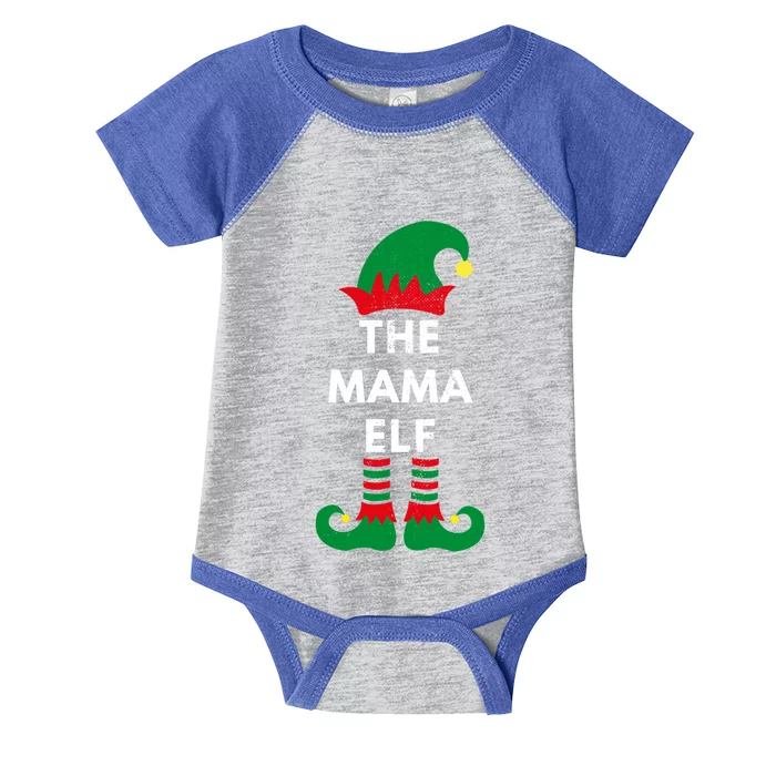 Christmas Santa Elves The Mama Elf Matching Family Gift Infant Baby Jersey Bodysuit