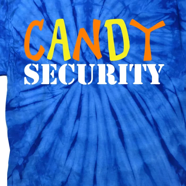 Candy Security Easy Halloween Costume For Lazy Adult Mom Dad Gift Tie-Dye T-Shirt