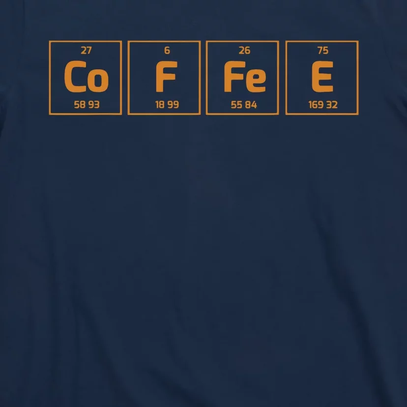 Coffee Science Element Periodic Table Of Coffee T-Shirt