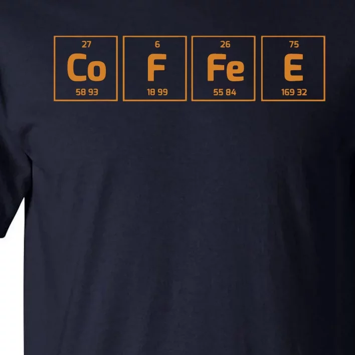 Coffee Science Element Periodic Table Of Coffee Tall T-Shirt