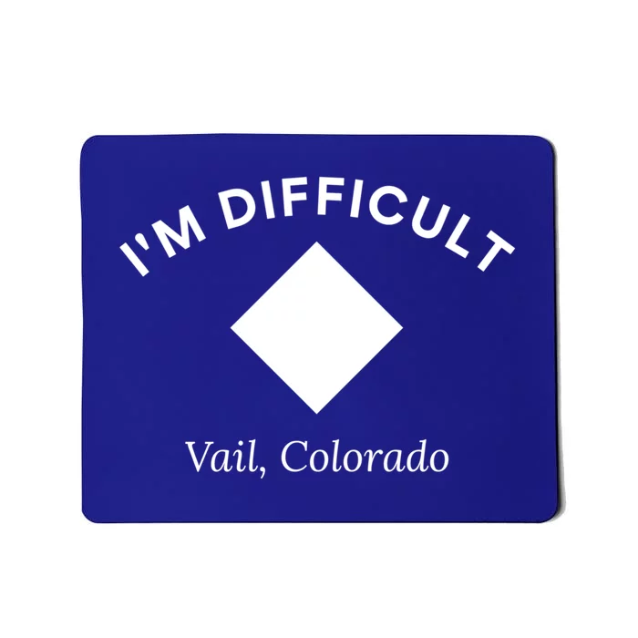 Colorado Ski Enthusiast And Mountain Fans Vail Skiing Great Gift Mousepad