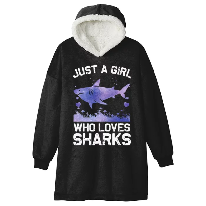 Cool Shark For Wo Shark Whale Shark Lover Hooded Wearable Blanket