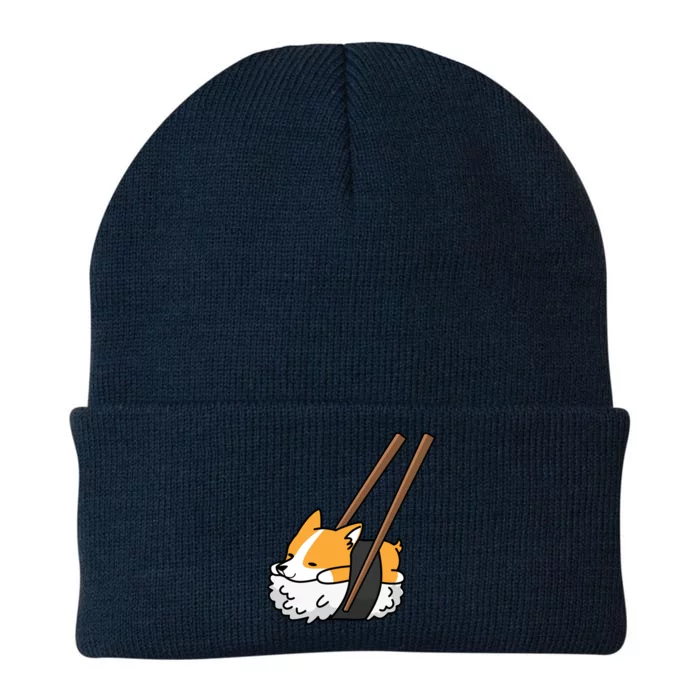 Corgi Sushi Funny Dog Gift Knit Cap Winter Beanie