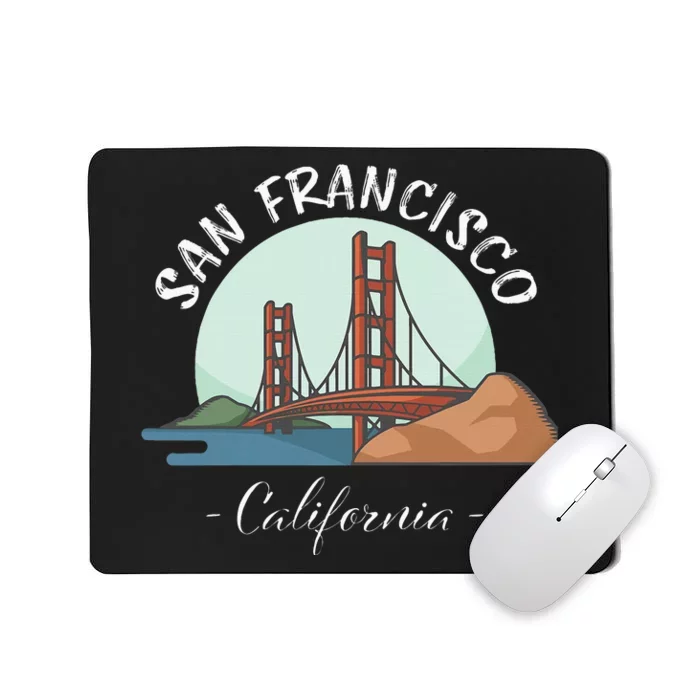 California San Francisco Gift Golden Gate Bridge Souvenir Mousepad