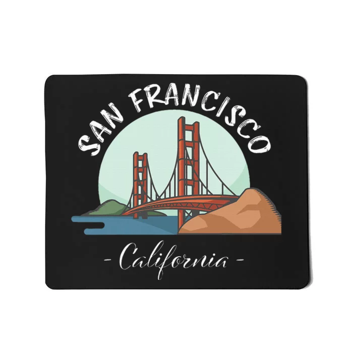 California San Francisco Gift Golden Gate Bridge Souvenir Mousepad