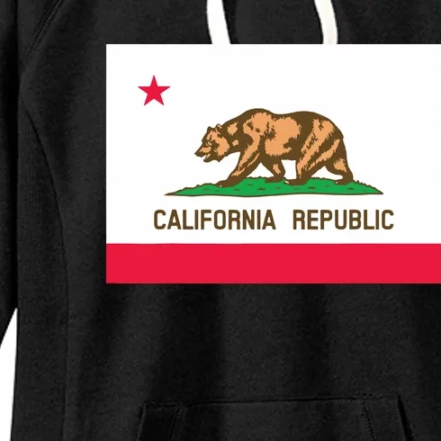 California State Flag T Women's Fleece Hoodie