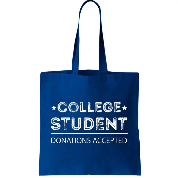 College Student Funny Studying Student Tote Bag