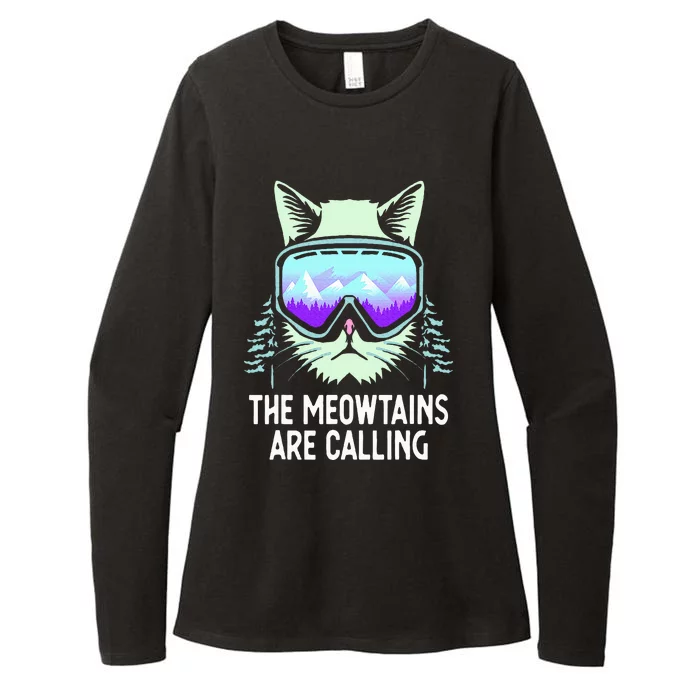 Cool Snowboard For  Ski Lover Mountain Skier Womens CVC Long Sleeve Shirt