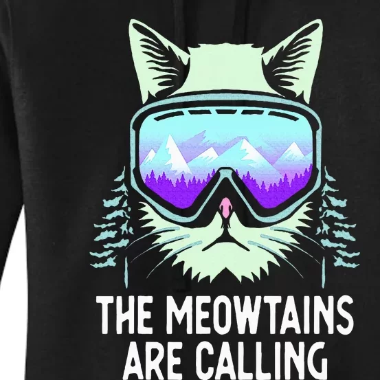 Cool Snowboard For  Ski Lover Mountain Skier Women's Pullover Hoodie