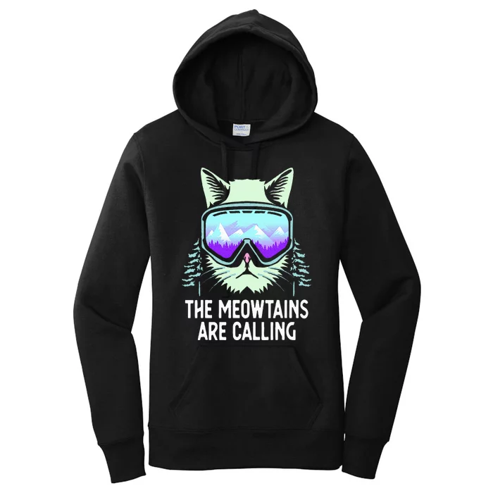 Cool Snowboard For  Ski Lover Mountain Skier Women's Pullover Hoodie