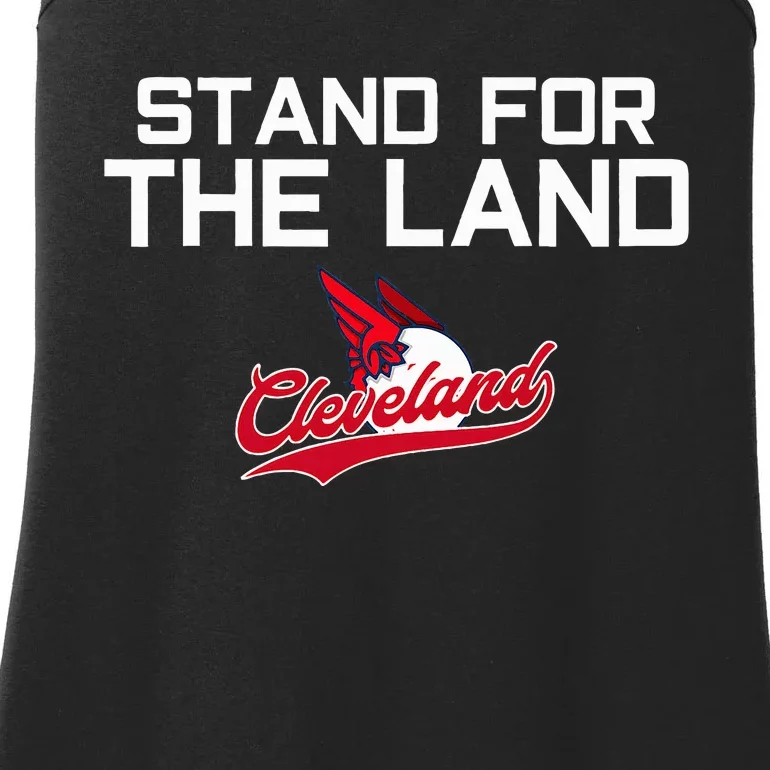 Cleveland Stand For The Land Ladies Essential Tank