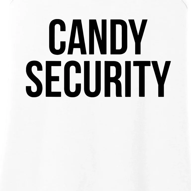 Candy Security Funny Halloween Costume For Parents Ladies Essential Tank