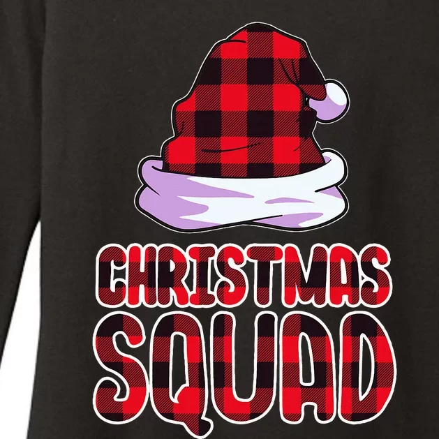 Christmas Squad Family Group Matching Christmas Party Pajama Womens CVC Long Sleeve Shirt