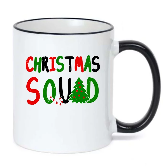 Christmas Squad Family Matching Black Color Changing Mug