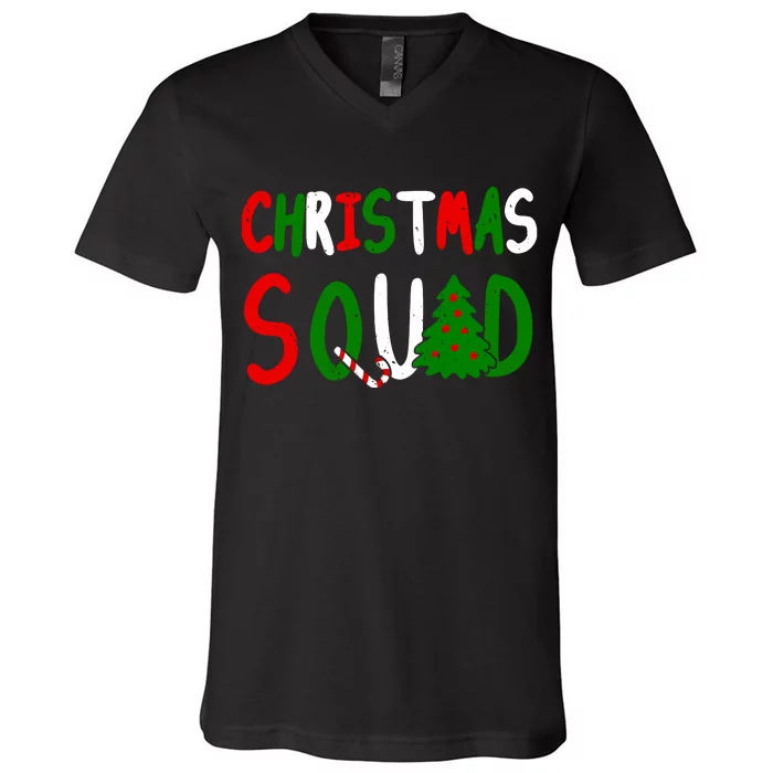 Christmas Squad Family Matching V-Neck T-Shirt