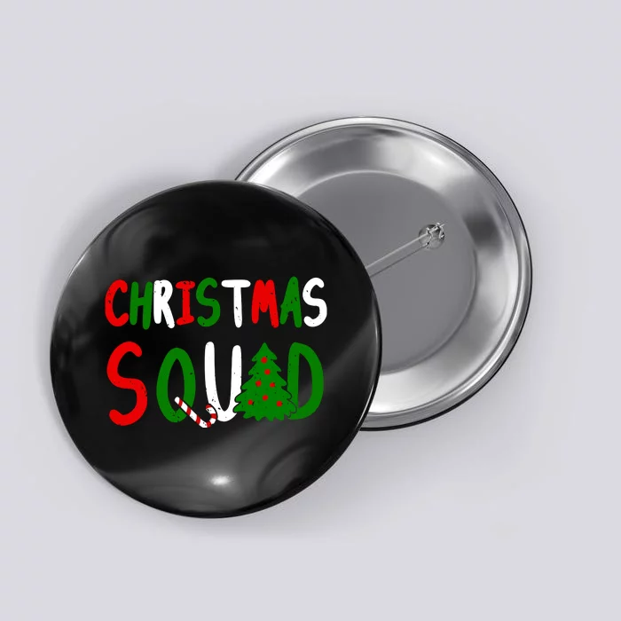 Christmas Squad Family Matching Button