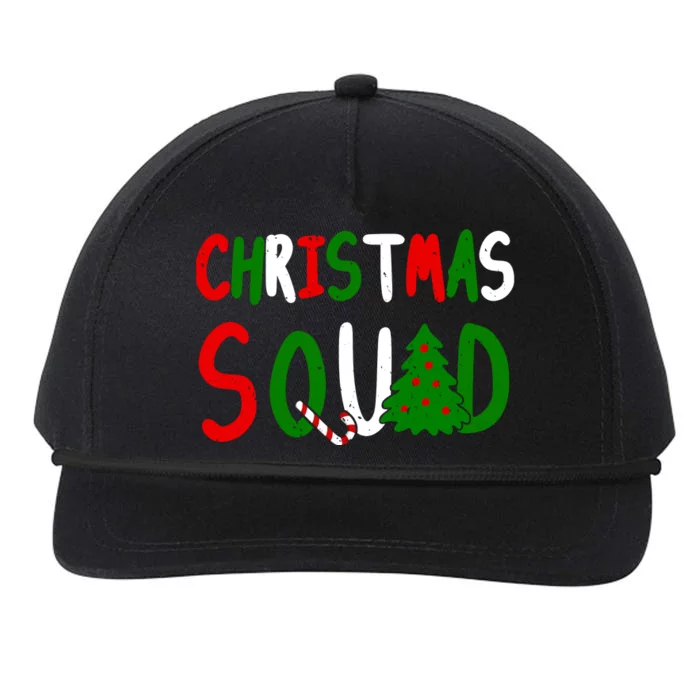 Christmas Squad Family Matching Snapback Five-Panel Rope Hat