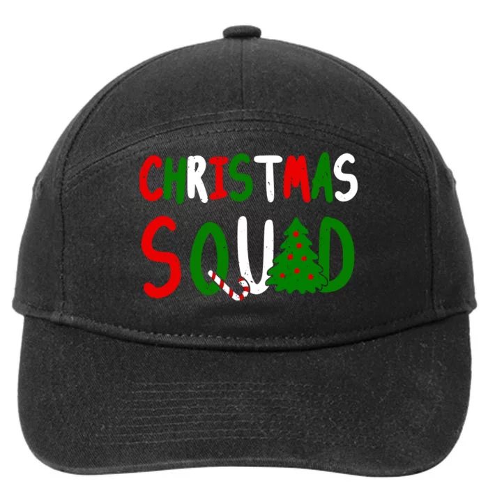 Christmas Squad Family Matching 7-Panel Snapback Hat