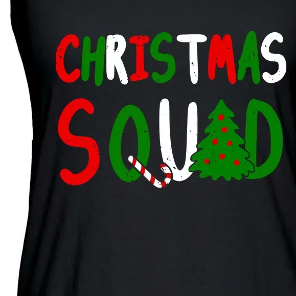 Christmas Squad Family Matching Ladies Essential Flowy Tank