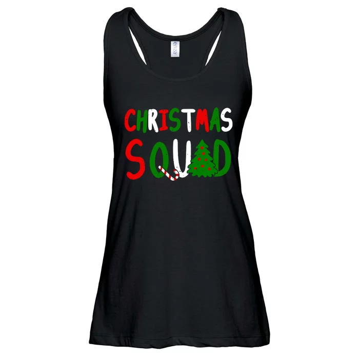 Christmas Squad Family Matching Ladies Essential Flowy Tank