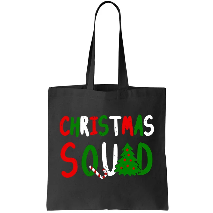 Christmas Squad Family Matching Tote Bag