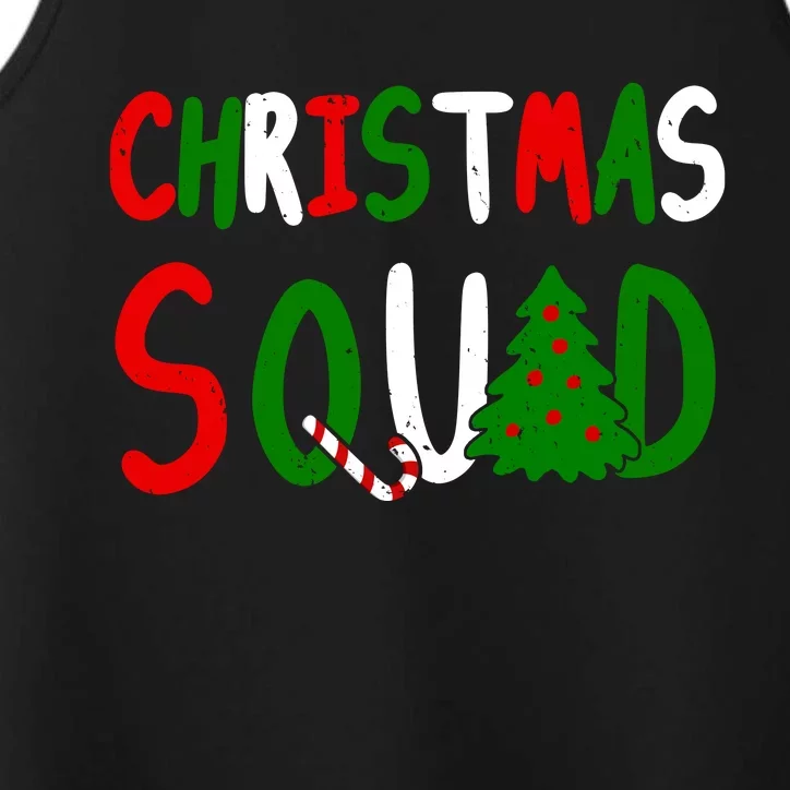 Christmas Squad Family Matching Performance Tank