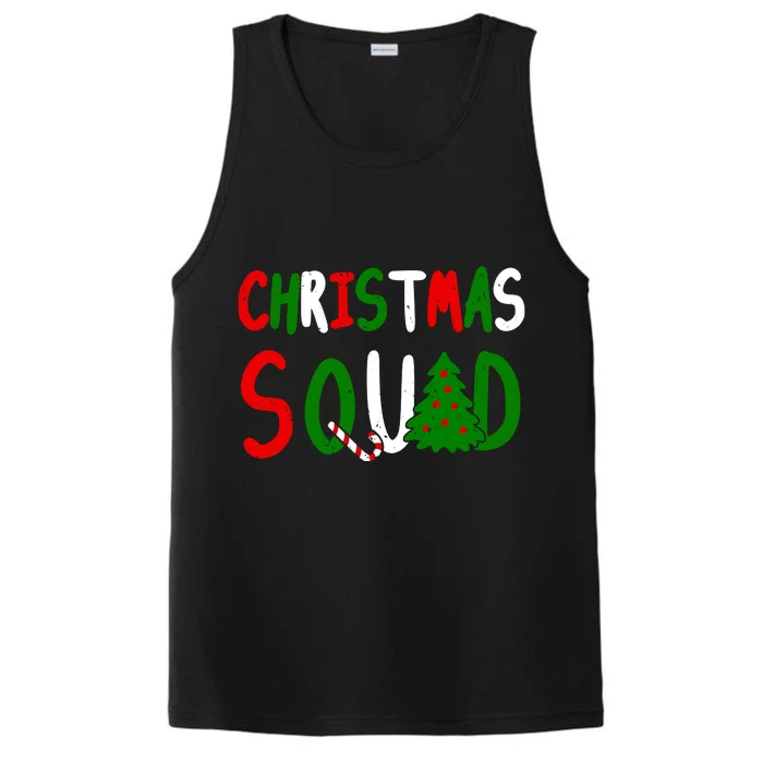 Christmas Squad Family Matching Performance Tank