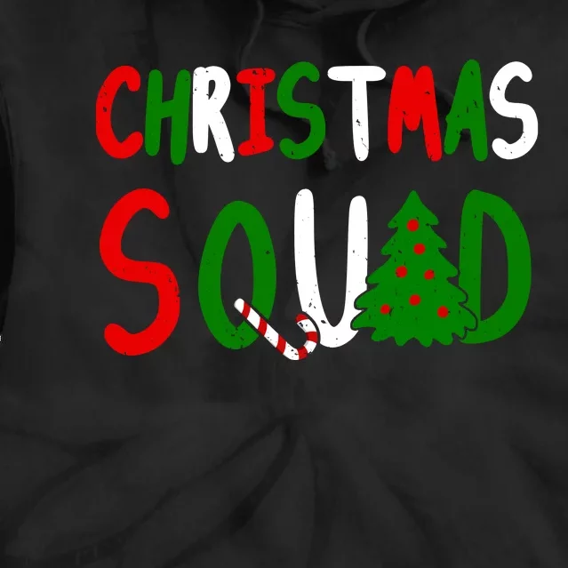 Christmas Squad Family Matching Tie Dye Hoodie