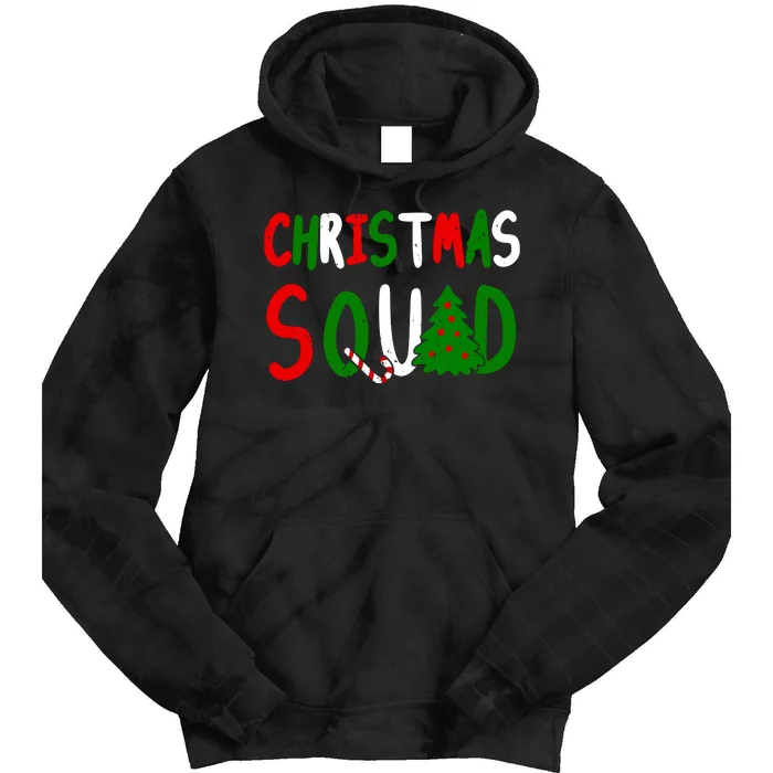 Christmas Squad Family Matching Tie Dye Hoodie