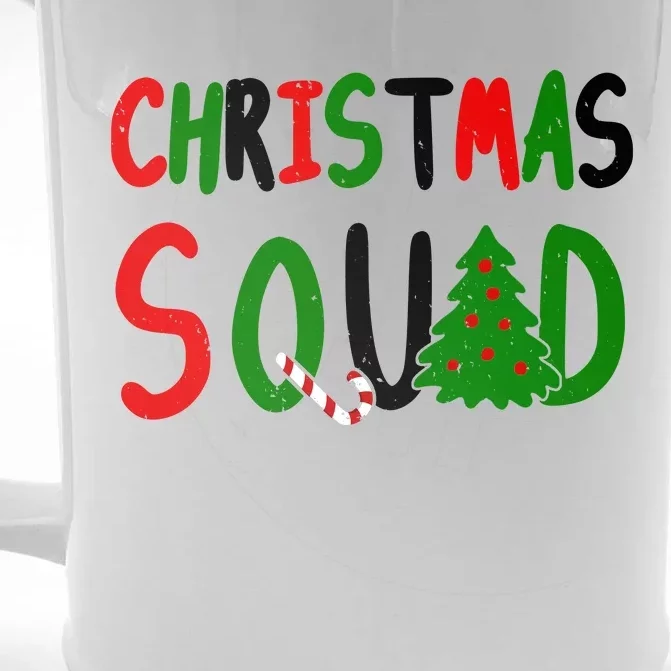 Christmas Squad Family Matching Front & Back Beer Stein