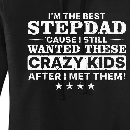 Cool Stepdad For Men Father Step Dad Parenthood Stepfather Women's Pullover Hoodie